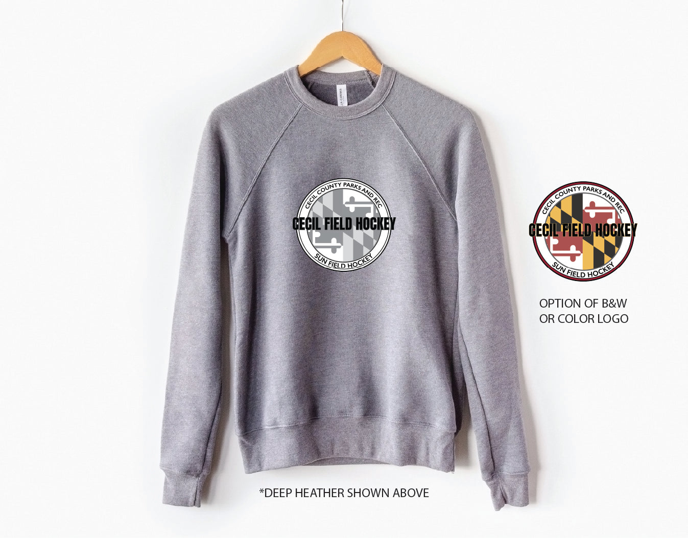 Sun Field Hockey Crewneck Sweatshirt